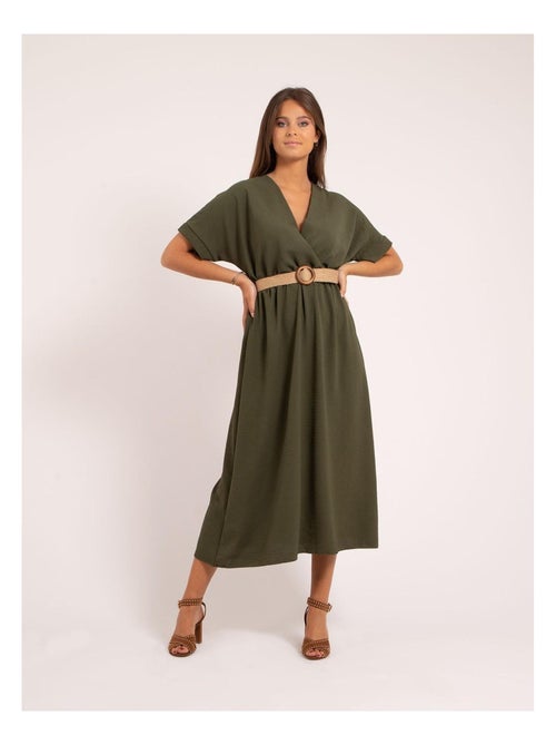 Vestito lungo con cintura ICALEST - Kiabi