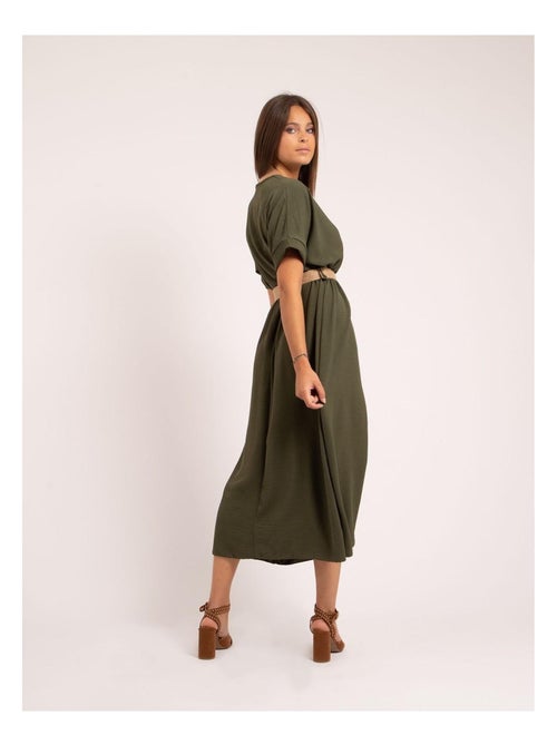 Vestito lungo con cintura ICALEST - Kiabi