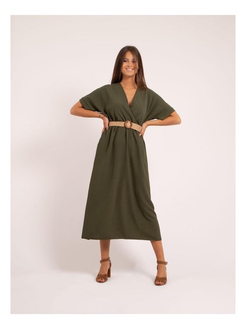 Vestito lungo con cintura ICALEST - Kiabi