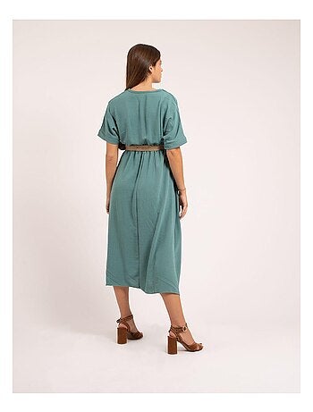 Vestito lungo con cintura ICALEST