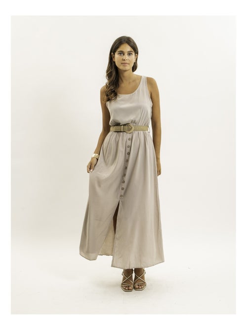 Vestito lungo con cintura ILANEL - Kiabi