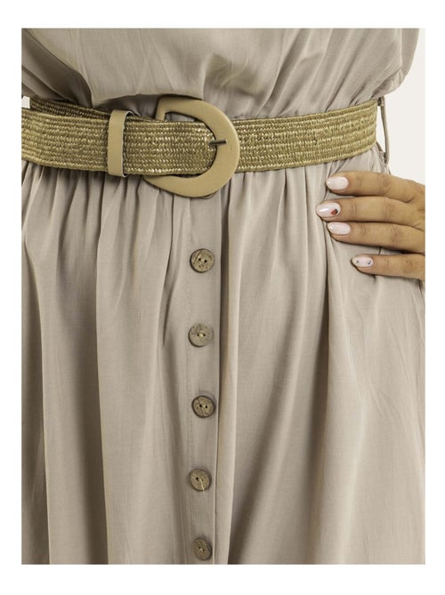 Vestito lungo con cintura ILANEL - Kiabi