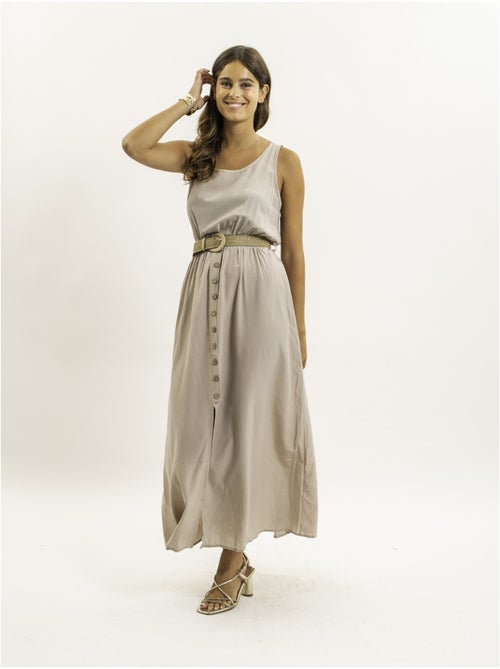 Vestito lungo con cintura ILANEL - Kiabi