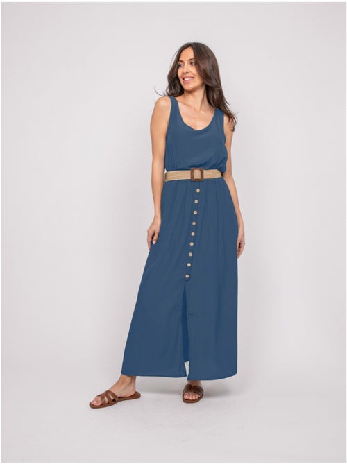 Vestito lungo con cintura ILANEL - Kiabi