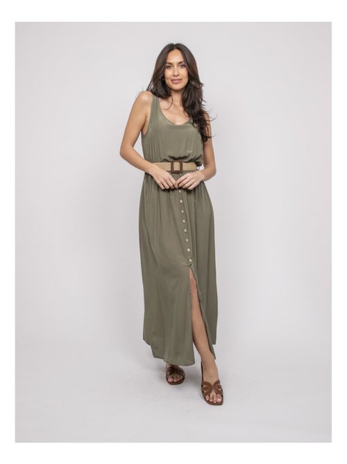 Vestito lungo con cintura ILANEL - Kiabi