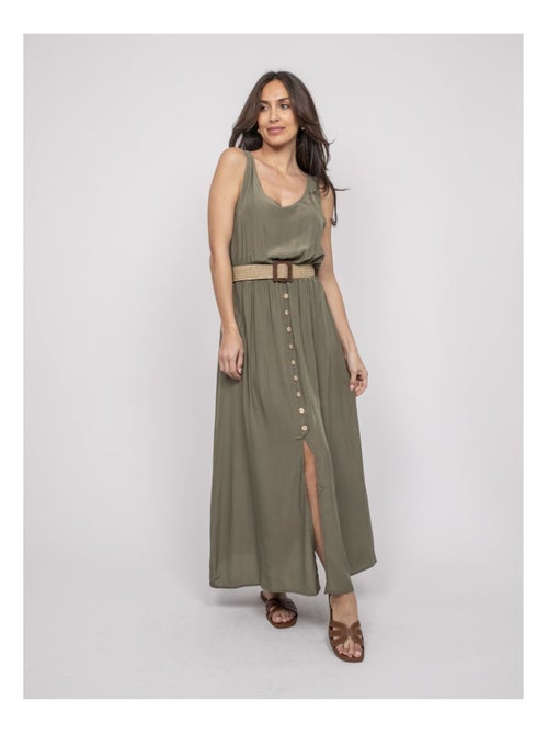Vestito lungo con cintura ILANEL - Kiabi