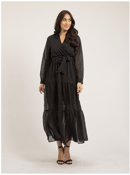 Vestito lungo con filo lurex IZIDA - Kiabi
