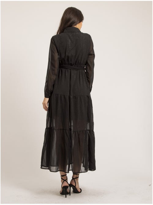Vestito lungo con filo lurex IZIDA - Kiabi
