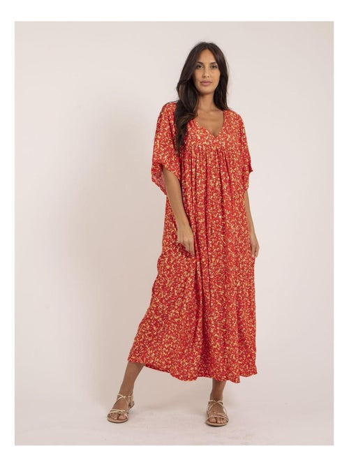 Vestito lungo con motivi IVRY - Kiabi