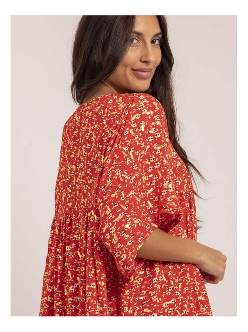 Vestito lungo con motivi IVRY - Kiabi