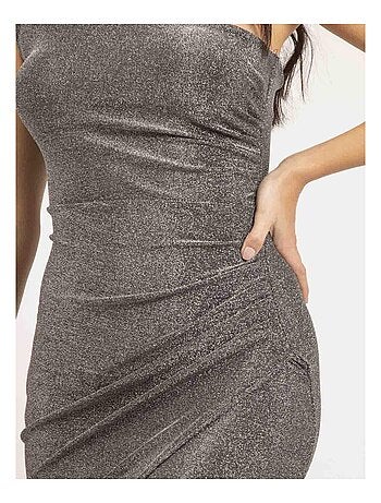 Vestito lungo con paillettes IPOLINA
