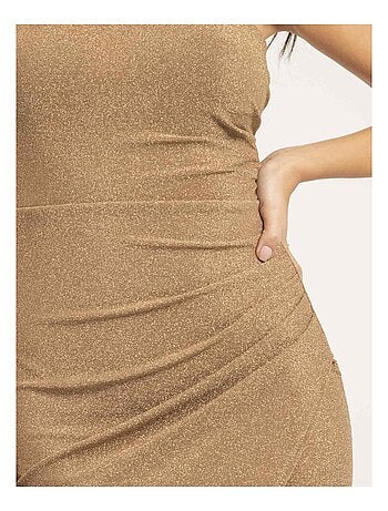 Vestito lungo con paillettes IPOLINA