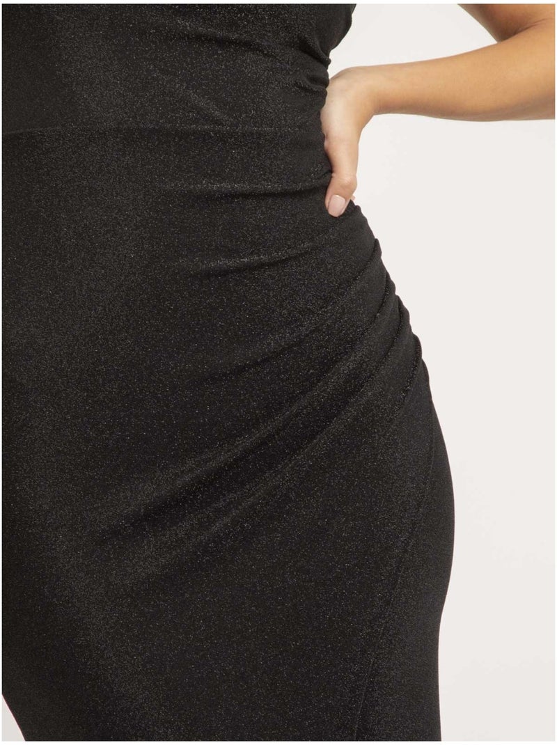 Vestito lungo con paillettes IPOLINA Nero - Kiabi