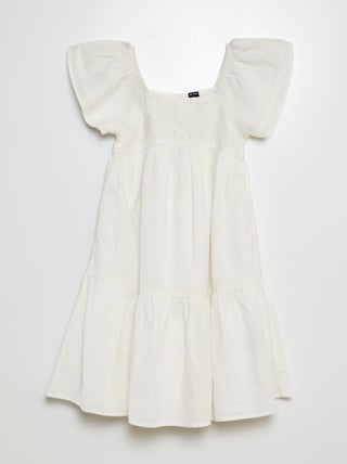 Vestito lungo con ricami