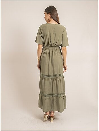 Vestito lungo con ricami IREANE