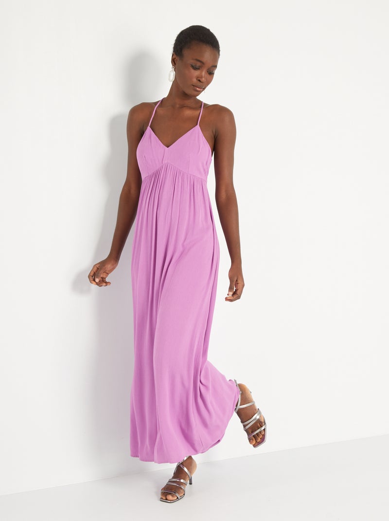Sakkas Vestito Lungo Bohémien Con Ricami E Spalline Regolabili – Rayon Prelavato, Taglia S-M (US 0-8), Colore A Scelta - 4