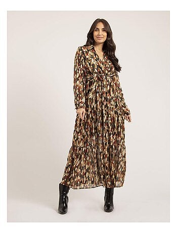 Vestito lungo con stampa IDETTA
