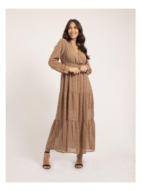 Vestito lungo con stampa IDYANA - Kiabi