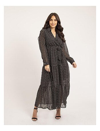 Vestito lungo con stampa IDYANA