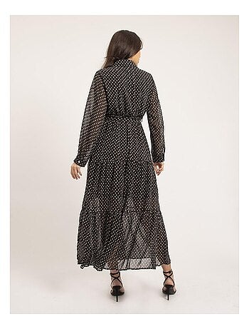 Vestito lungo con stampa IDYANA