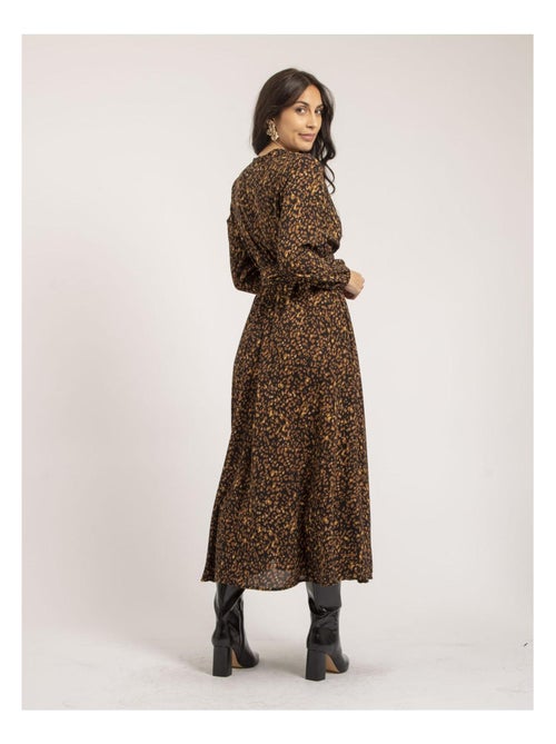 Vestito lungo con stampa ISLAND - Kiabi