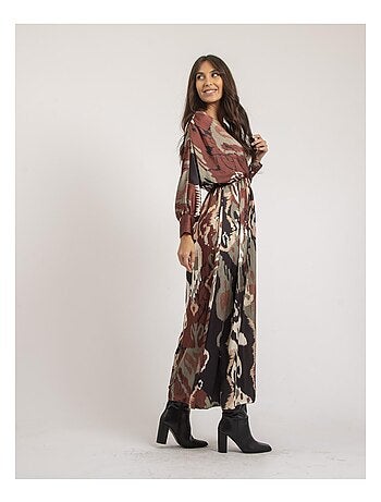 Vestito lungo con stampa IVECA