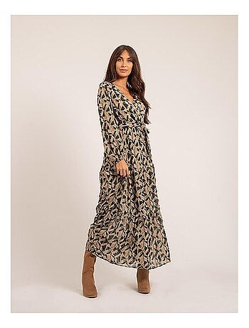 Vestito lungo con stampa IVINA