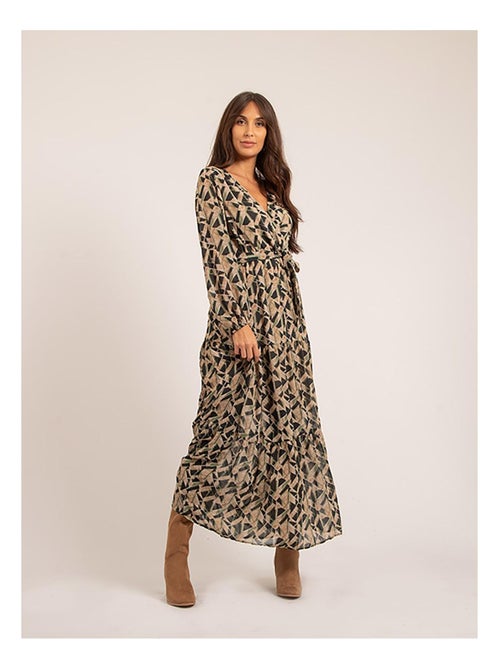 Vestito lungo con stampa IVINA - Kiabi