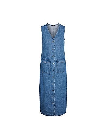 Vestito Lungo da Donna in Jeans Vero Moda