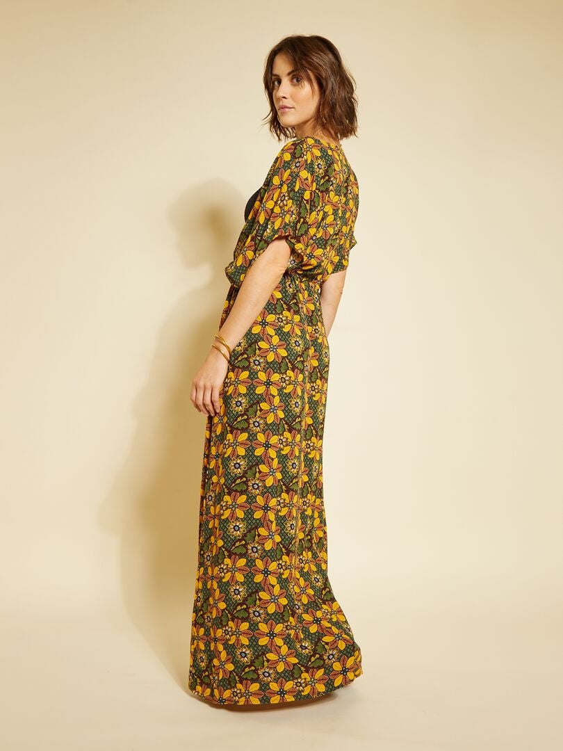 Vestito Lungo Boho Da Spiaggia Per Donna - Kimono Maxi Multifunzionale, Copricostume Leggero, Taglia Unica, I Multi Africano