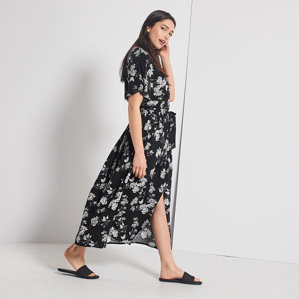 vestito lungo floreale