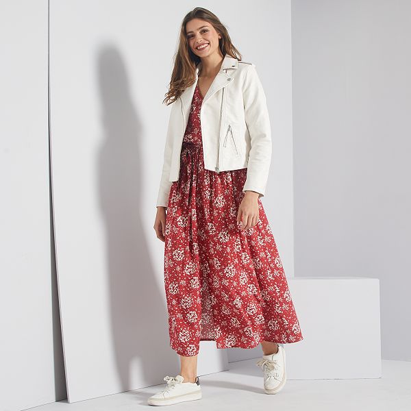 vestito lungo floreale