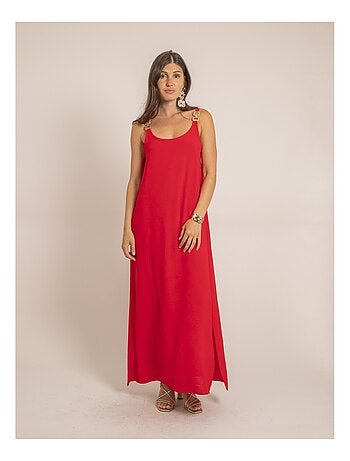Vestito lungo fluido IDOZANE