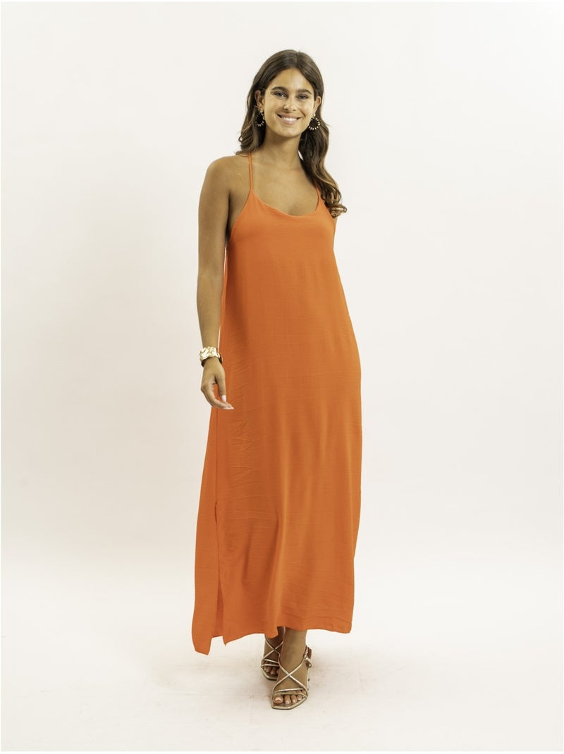 Vestito lungo IGGY Arancione - Kiabi