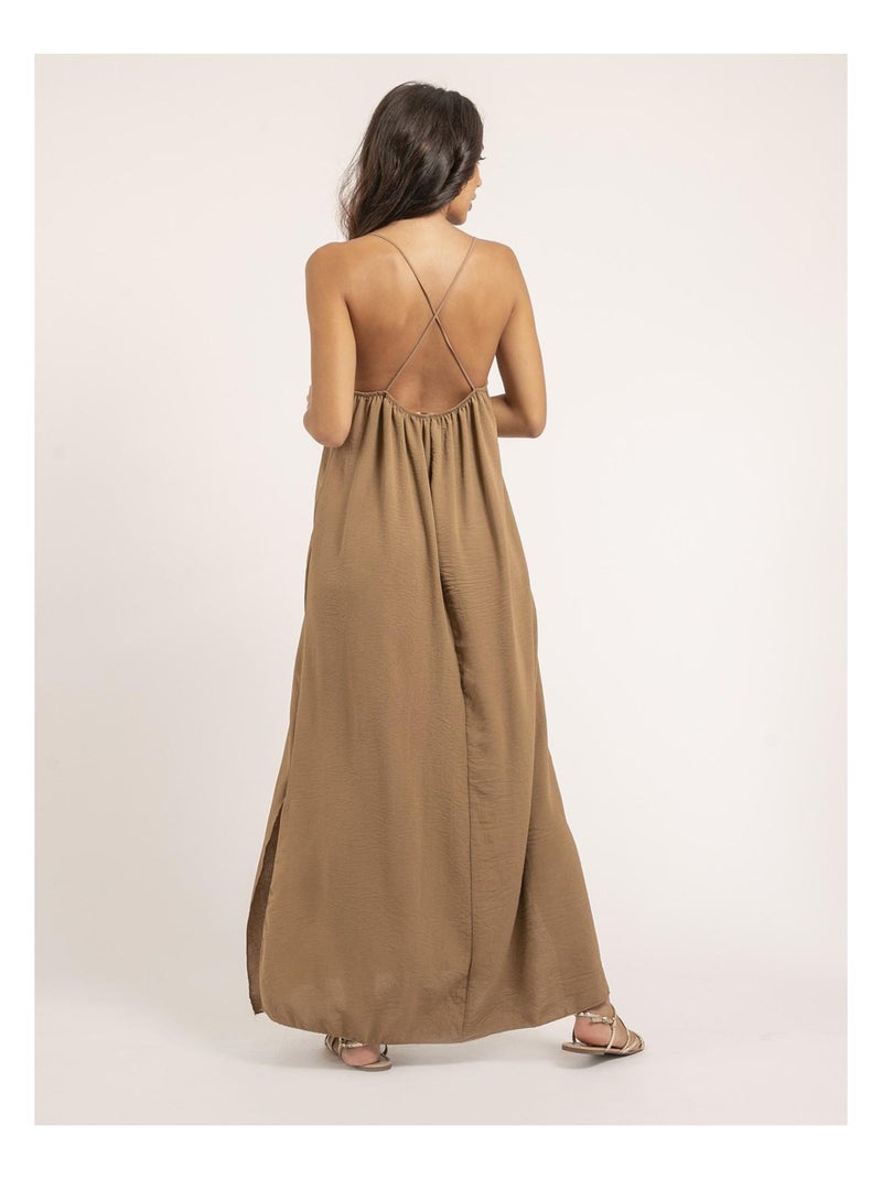 Vestito lungo IGGY Beige - Kiabi