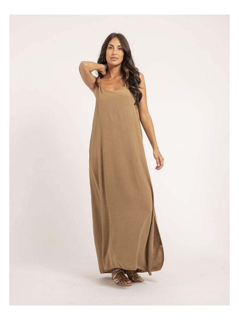 Vestito lungo IGGY Beige - Kiabi