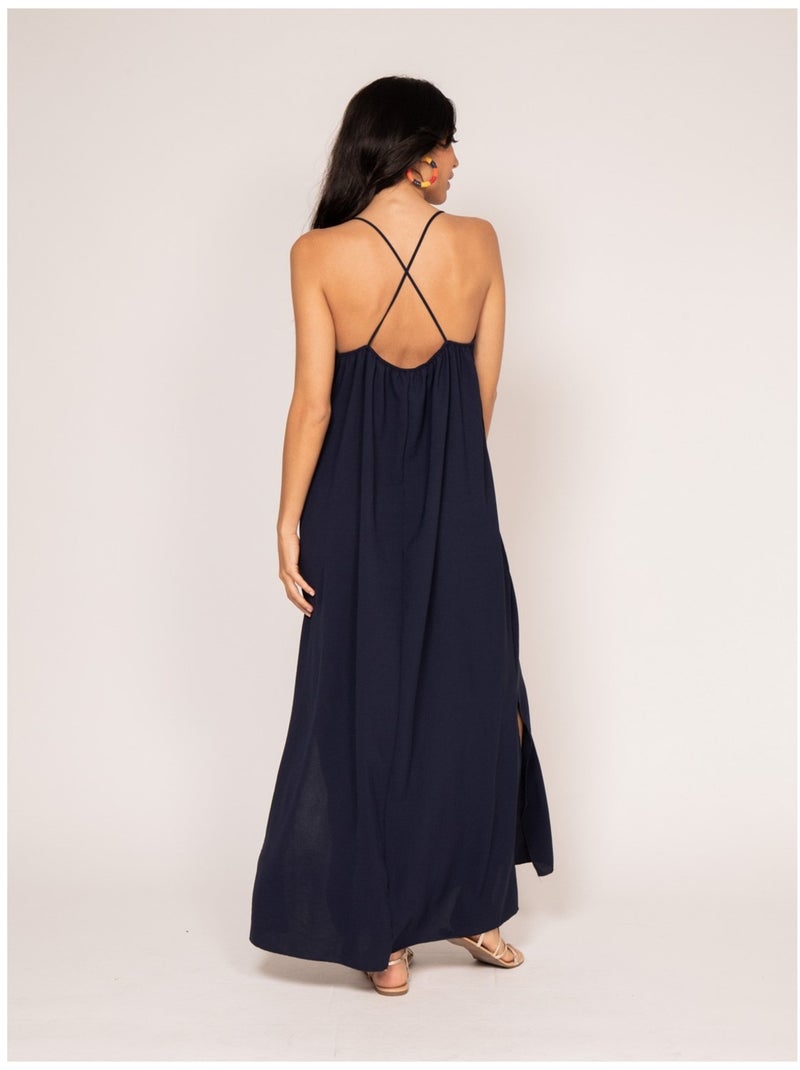 Vestito lungo IGGY Blu marino - Kiabi