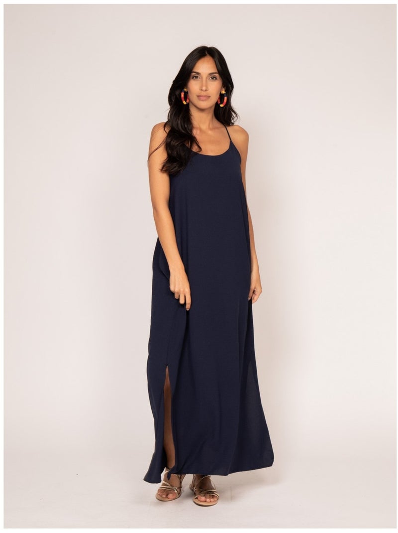 Vestito lungo IGGY Blu marino - Kiabi