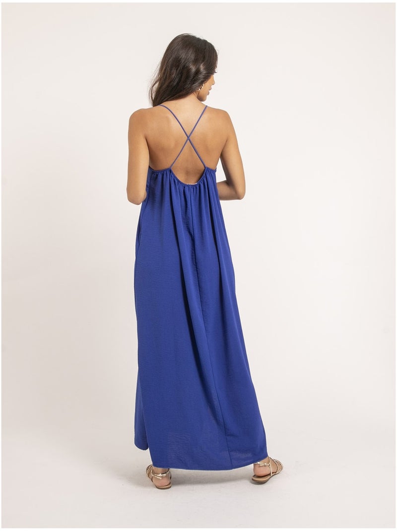 Vestito lungo IGGY Blu reale - Kiabi
