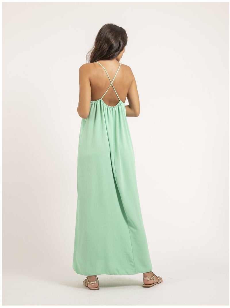 Vestito lungo IGGY Verde - Kiabi