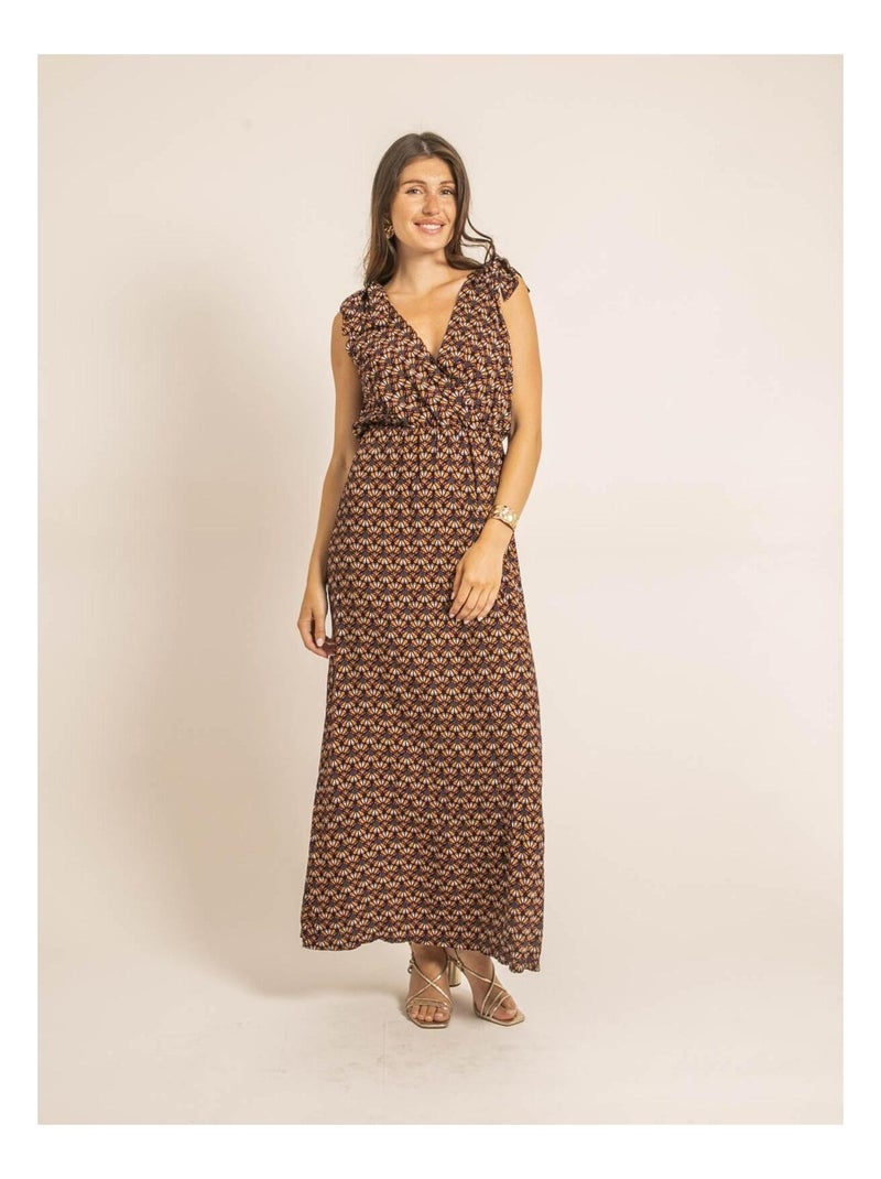 Vestito lungo ILIANA Viola - Kiabi