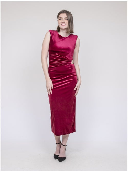 Vestito lungo in velluto ICASSIE - Kiabi
