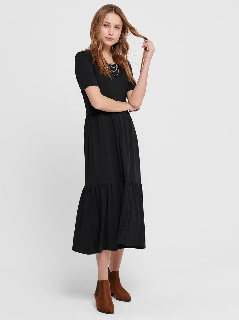 Vestito lungo 'JDY' nero - Kiabi