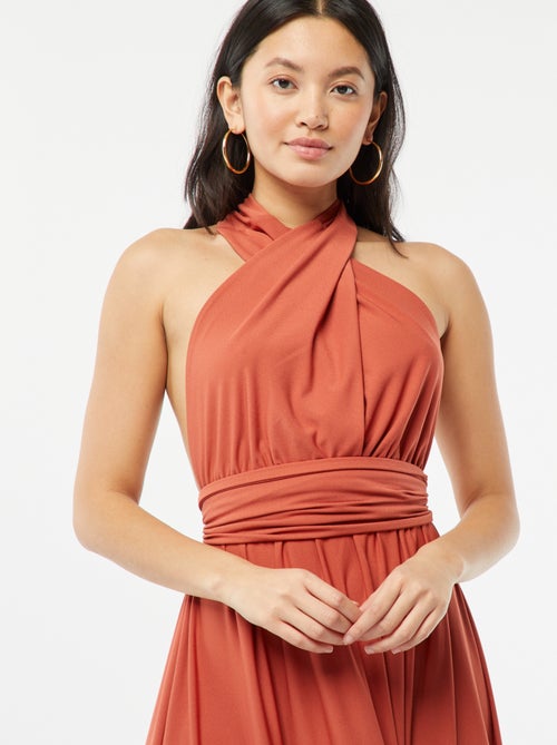 Vestito lungo multiposizione - Kiabi