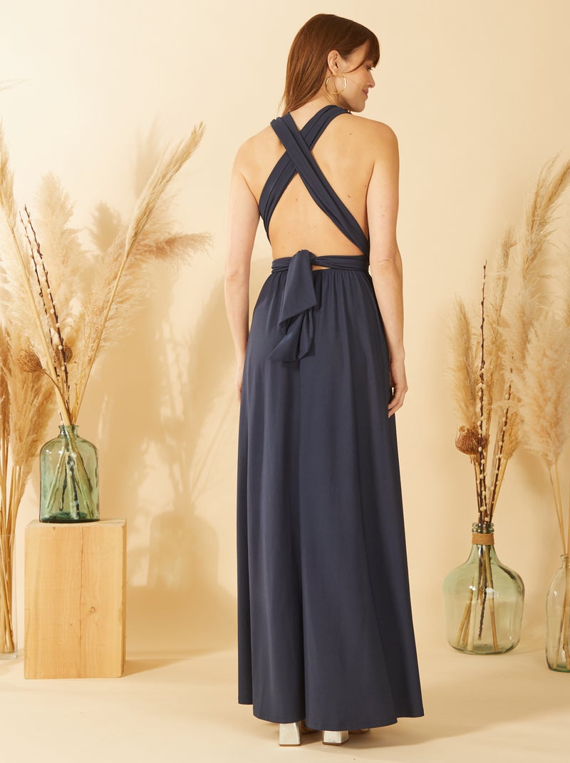 Vestito lungo multiposizione NERO - Kiabi