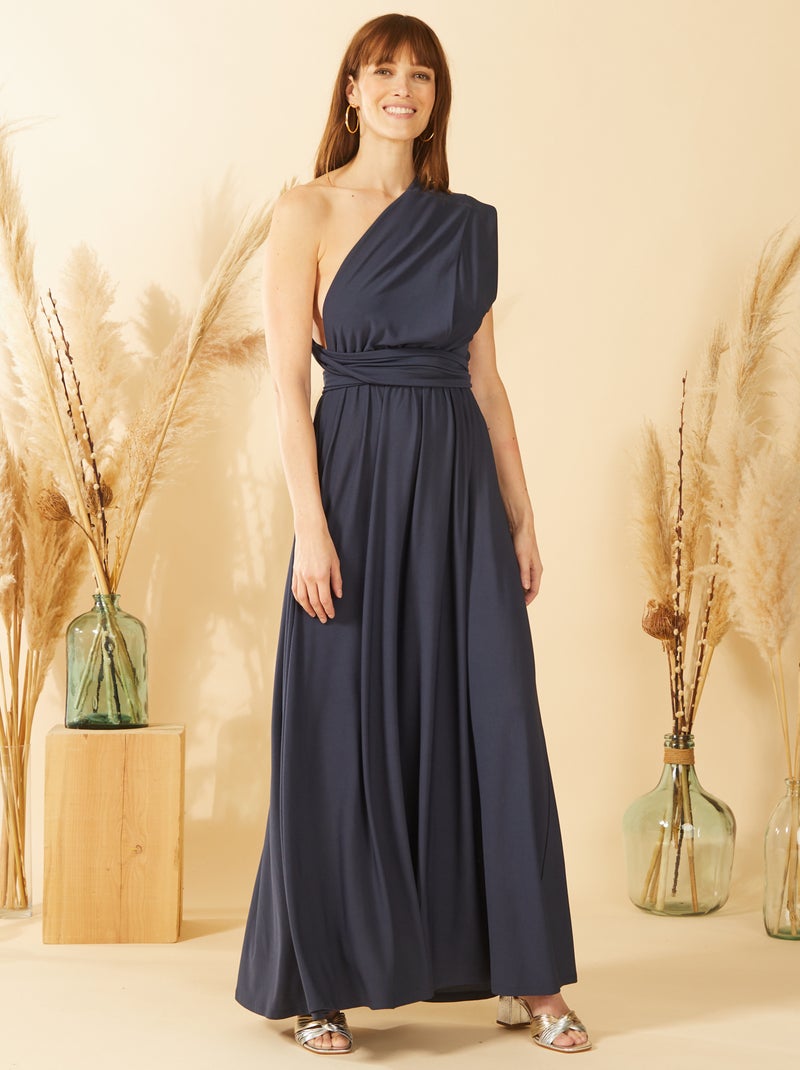 Vestito lungo multiposizione NERO - Kiabi