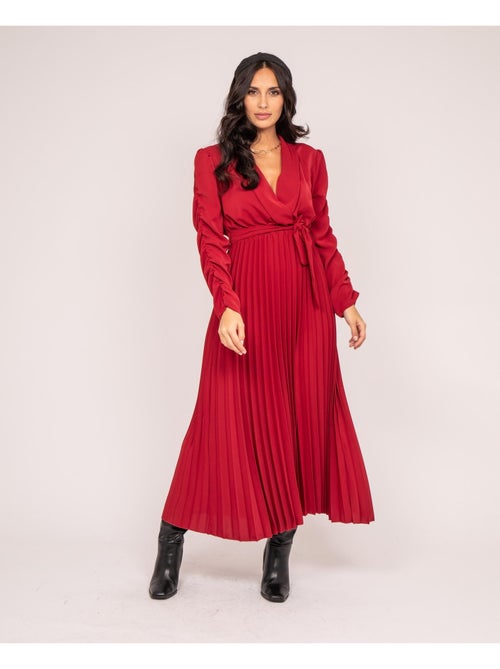 Vestito lungo plissettato ILEM - Kiabi