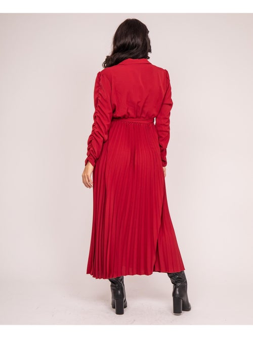 Vestito lungo plissettato ILEM - Kiabi