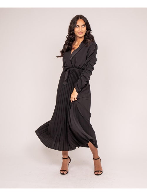 Vestito lungo plissettato ILEM - Kiabi Vestito lungo plissettato ILEM - Kiabi