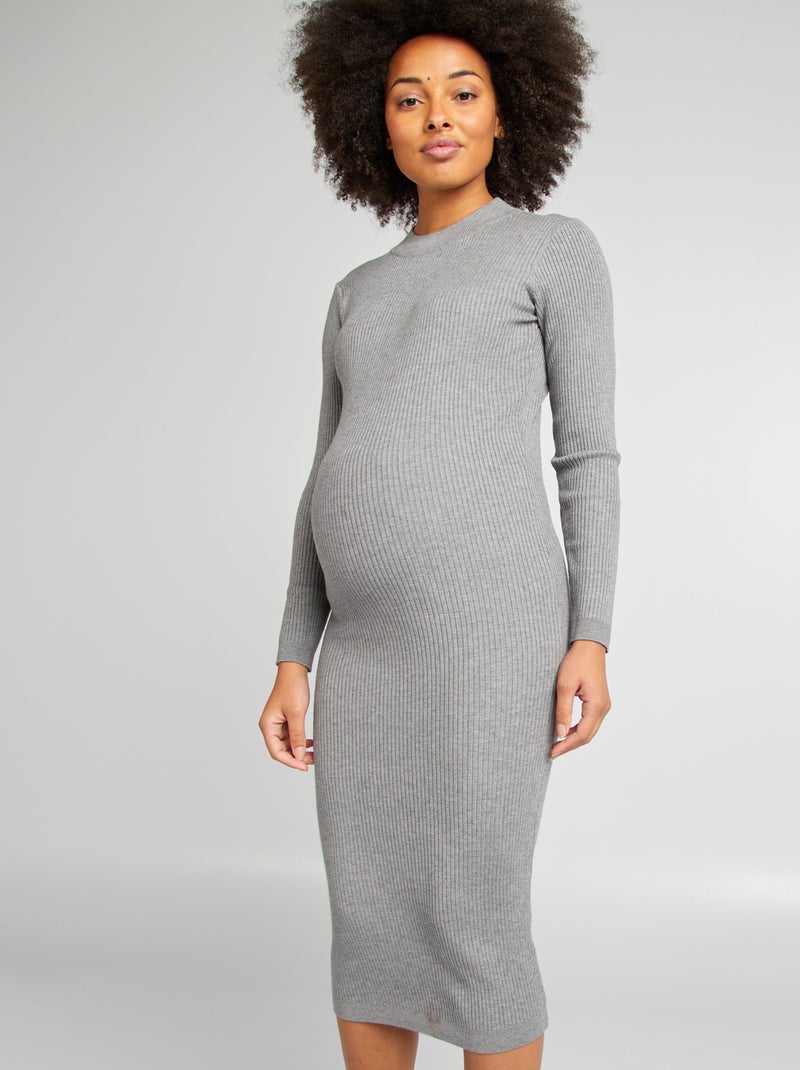Vestito lungo premaman GRIGIO - Kiabi